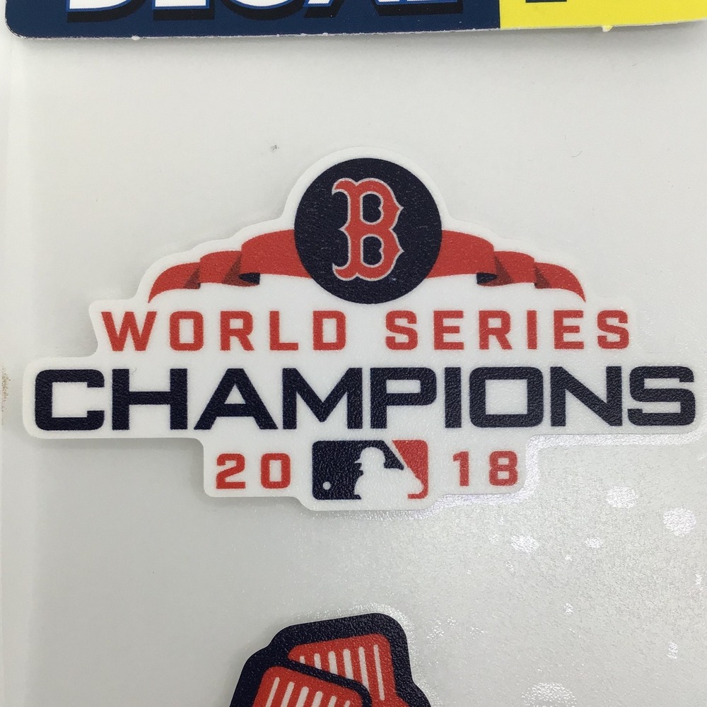 NWT Boston Red Sox Hat 2018 World Series Champions and Decal Set - Picture 9 of 9